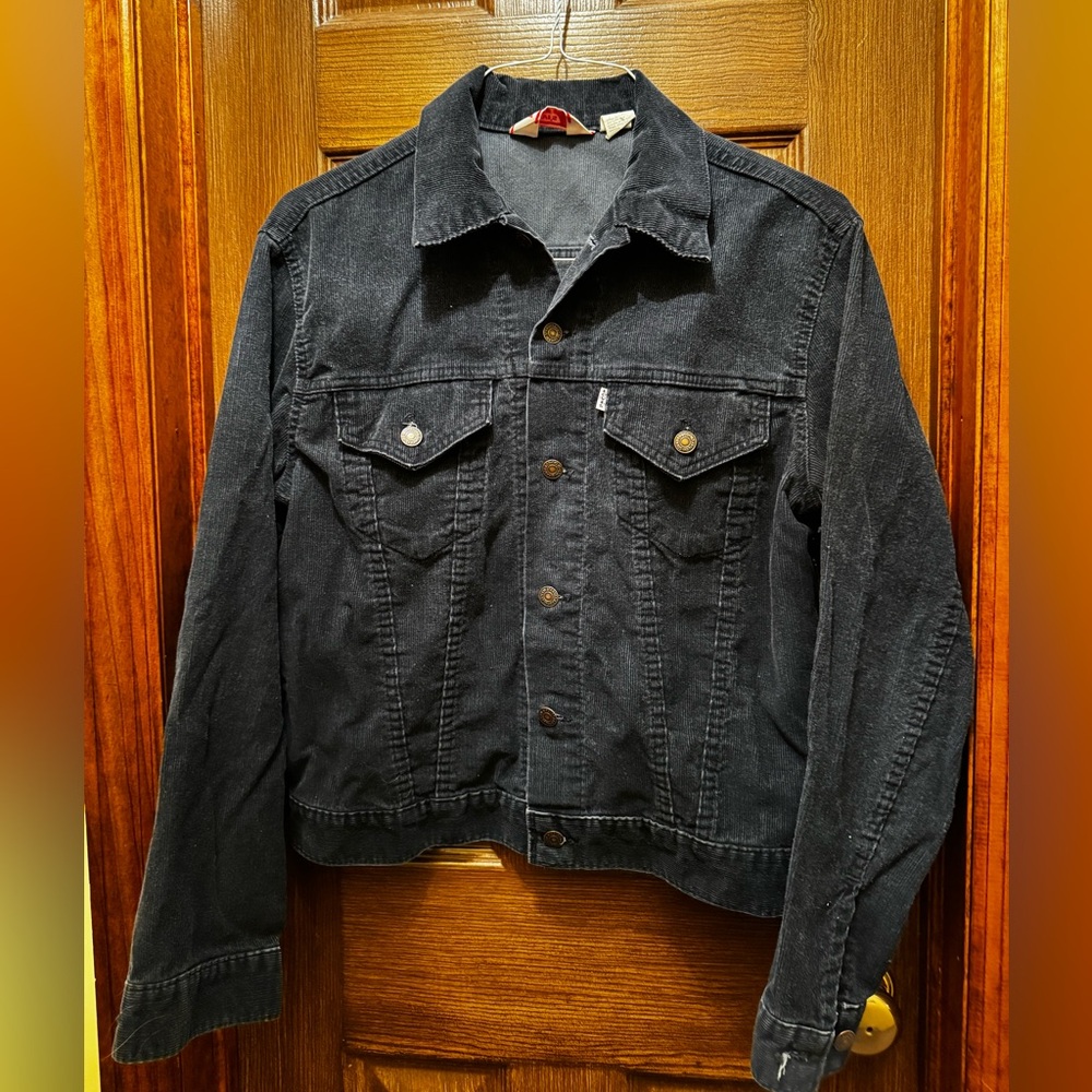 Levi's Men's Dark navy corduroy jacket